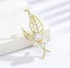 1Pc Delicate Leaves Brooch for Women Men Fashion Plant Flower Pins Brooches Jewelry Trendy Accessories Party Gifts