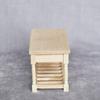 1/12 Dollhouse Mini 2-drawer Dinning Table Furniture Model Kitchen Scene Decor