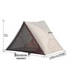 Fei Tu Le Triangular Silver Coated Automatic Pop-Up Tent