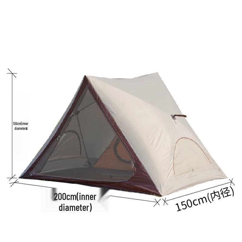Fei Tu Le Triangular Silver Coated Automatic Pop-Up Tent