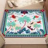 Coconut Tree Printed Carpet Moroccan Ethnic Style Decorative Door Mat Farmhouse Living Room Bedroom Entrance Carpet