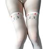 Kawaii cute girl wind Japanese print cartoon stockings black silk two-dimensional animation cos