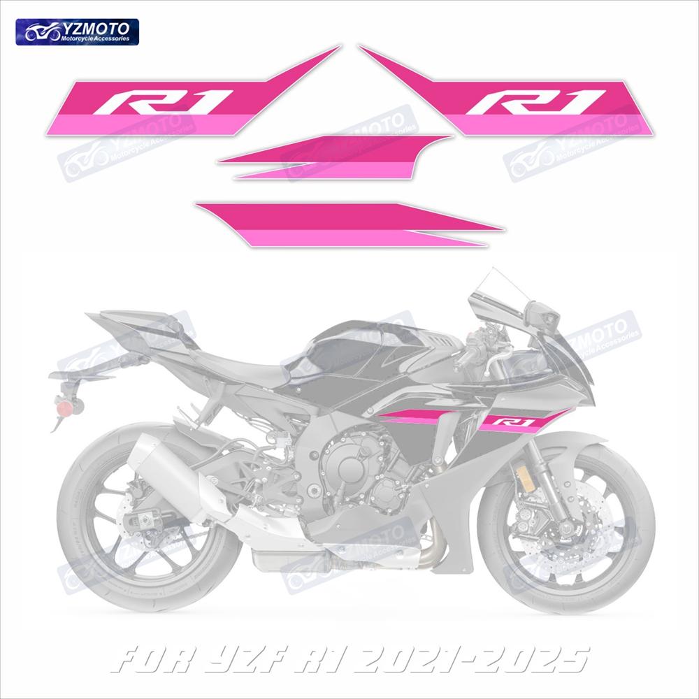 For YZF R1 YZF-R1 2020 2021 2022 2023 2024 Motorcycle Racing Fairing Stickers Reflective Body Decoration Decal Sticker