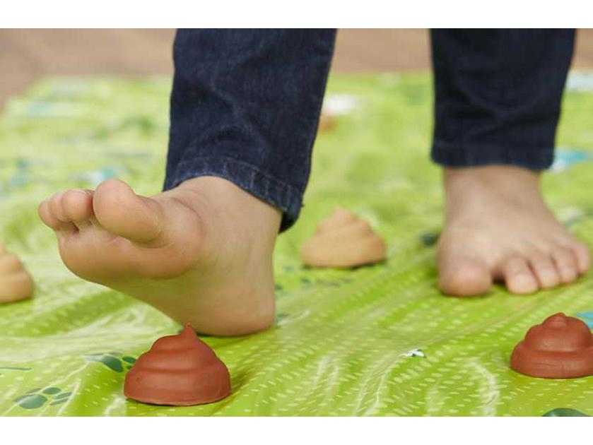 Blindfolded Dog Poop Step Game: Test Your Luck!