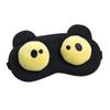 3D Cartoon Eye Mask with Lace - Cute Hot/Cold Compress for Sleep, Light Blocking, Breathable Eye Protection for Men and Women