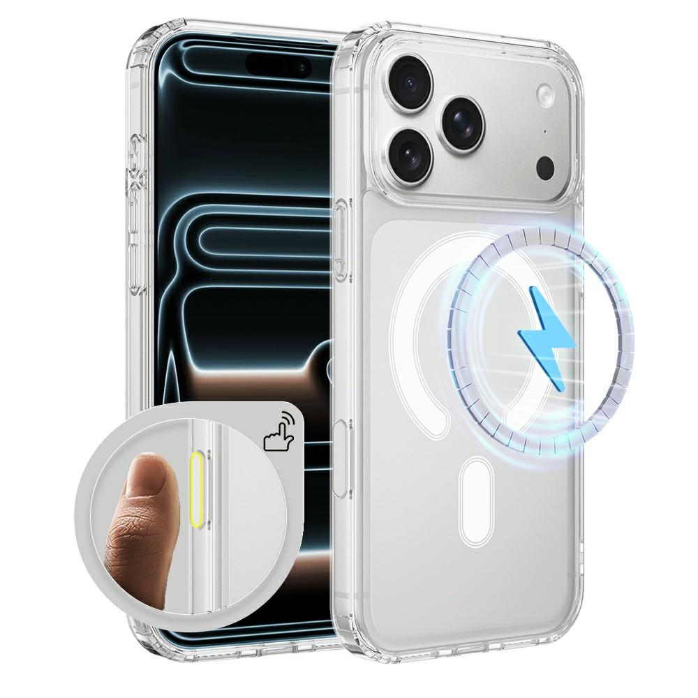 For iPhone 17 Pro Max Case Compatible with MagSafe TPU + Acrylic Phone Cover with Camera Control Button