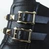 Valentino Garavani Short Boots Rock Stud NERO Leather Women 35.5 UW2S0Z80 Used