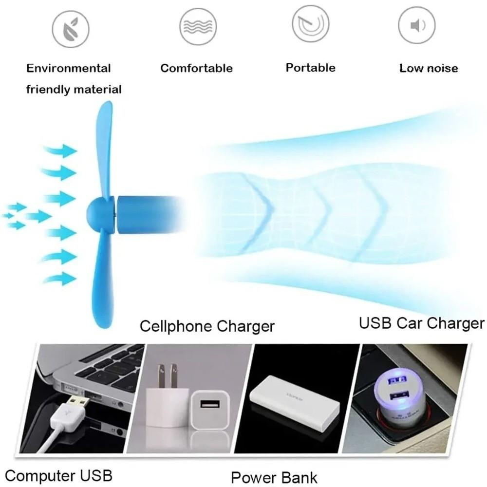 Bendable USB Cooling Fan Portable Hand Fan Durable Mini USB Fan  for Laptop Cooling