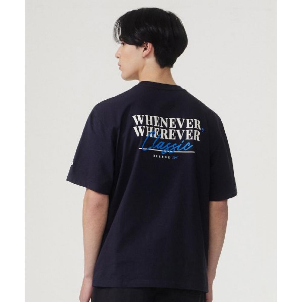 

REEBOK Curved Classic Logo Футболка Темно-серый 95