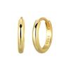 925 Sterling Silver Gold Tiny Hoop Earrings , Minimalist Small Huggie Earrings for Women Men, Dainty Stackable Circle Ear Hoops