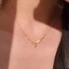 Dreamlike Lily of the Valley Tassel Necklace: Modern Chinese Craftsmanship for Women, Light Luxury, Clavicle Chain