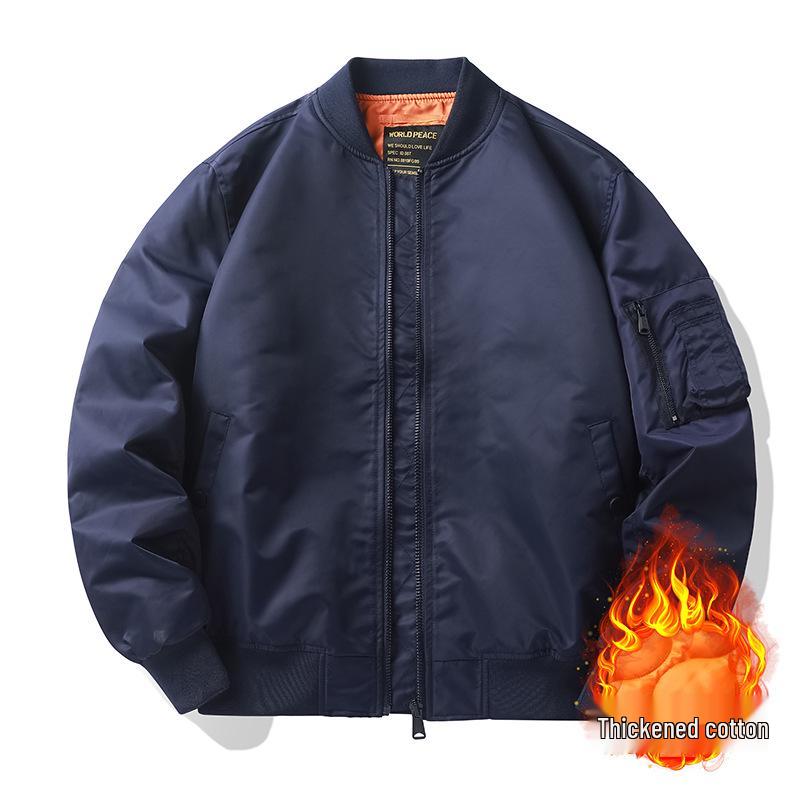 Spring & Autumn MA-1 Men's Pilot Jacket: Loose Fit Flight Style