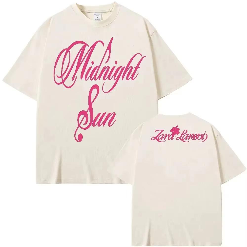 Tricou cu imprimeu Zara Larson Stil Tricou Poster Album Night Sun Imprimeu Grafic Tricou Casual Confortabil Top la Modă pentru Unisex