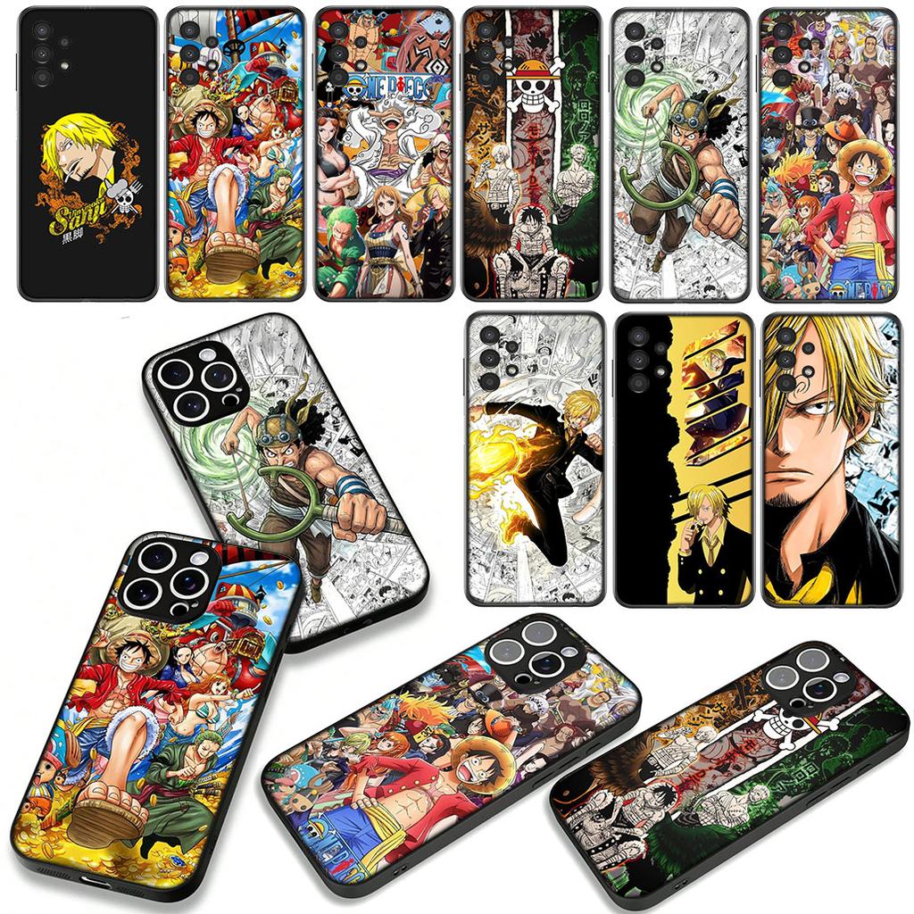 Luffy ONE Sanji PIECES Roronoa Zoro Case for Samsung Galaxy A55 A54 A25 A36 A17 A26 A35 A33 A34 A14 A37 S9 S20 S21 FE S10 Plus