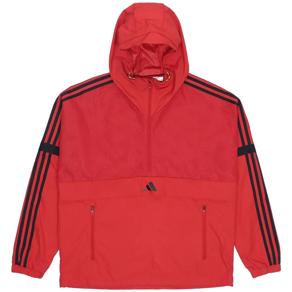 Adidas Sweatshirts Men's Energy Red Hooded Moderate Regular GF4047