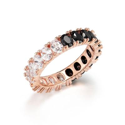 Bague Noire et Blanche ELLE Bijoux ELBRWR116