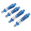 4pcs Shock Absorber Aluminum Alloy RC Spring Damper Set for Losi Mini T 2.0 2WD 1 18 TruckBlue