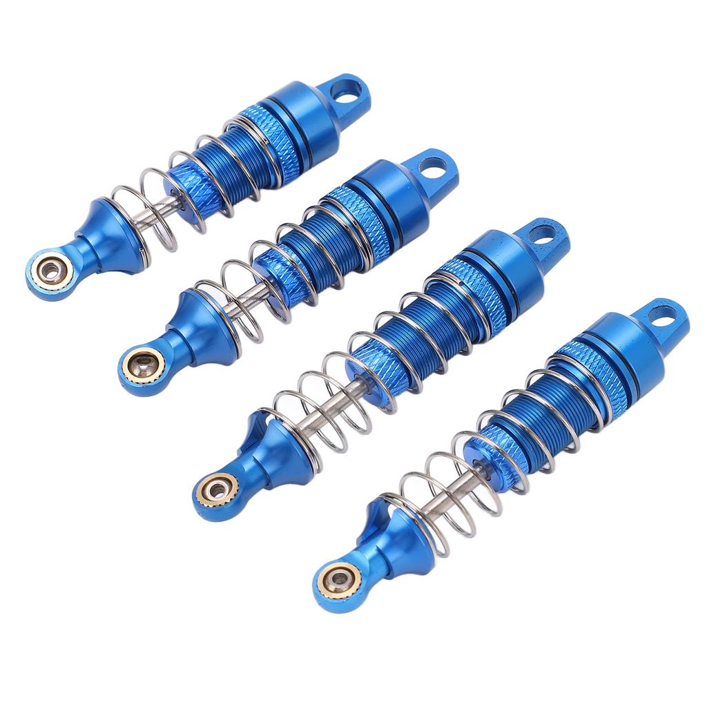 4pcs Shock Absorber Aluminum Alloy RC Spring Damper Set for Losi Mini T 2.0 2WD 1 18 TruckBlue