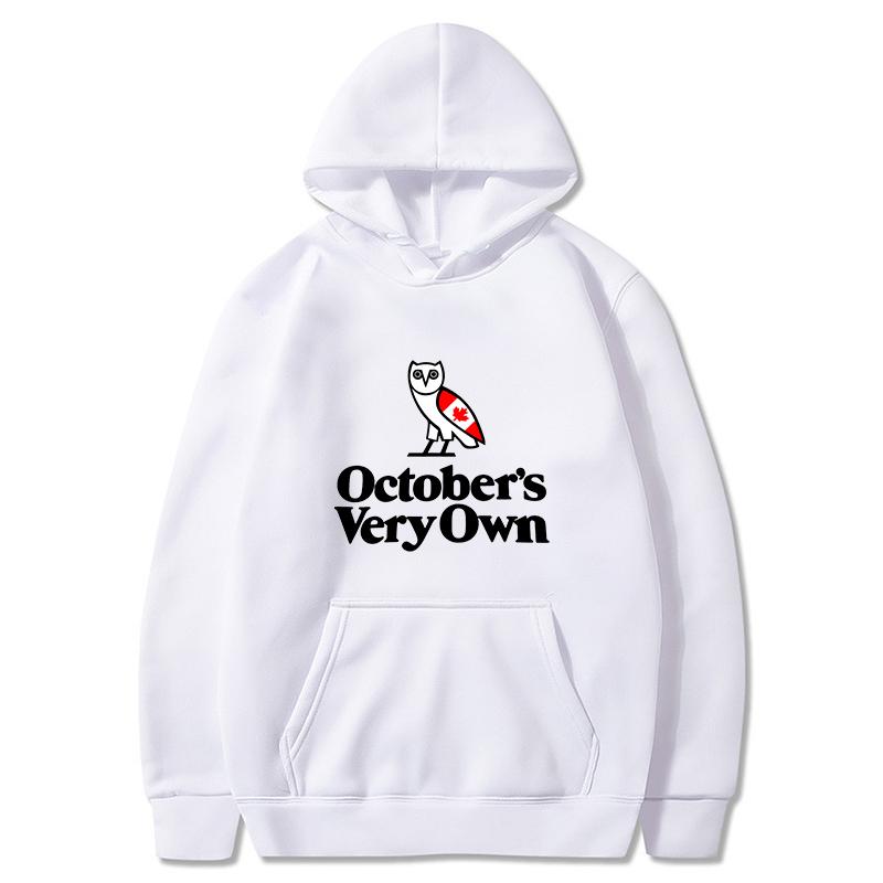 OVO Canda Heritage Hoodies Men Fashion October's Very Own Printed Sweatshirts Women Casual Harajuku Streetwear Hoody Pullovers