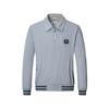 Qipilang Men's Solid Color Stand Collar Jacket