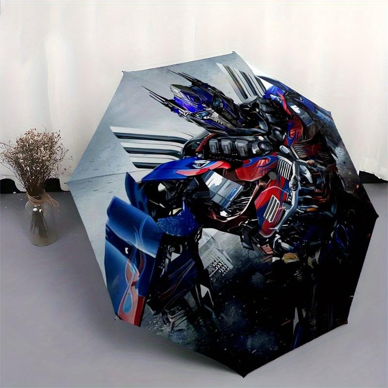 1pc Transformers Optimus Prime Themed High-quality Umbrella,Automatic Opening and Closing Umbrella,Multi-functional Umbrella G0811178