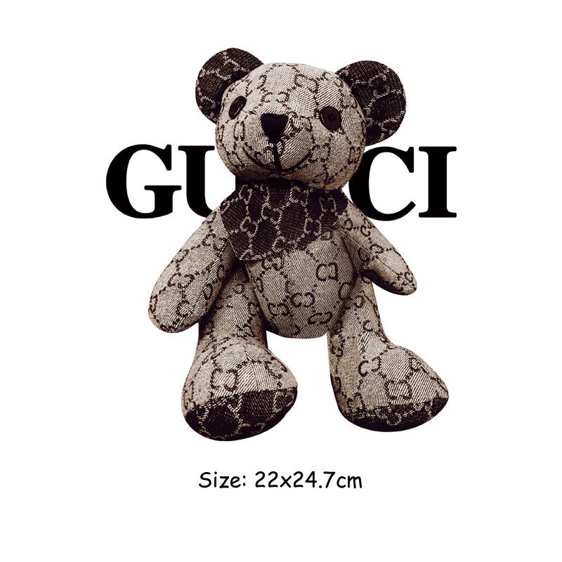 Coole Bären Patch für Kleidung Tier Pirnt Kleidung Aufkleber Diy Parches Ropa T-Shirt Hoodies Hitzepresse Applizierte Eisen auf Patches