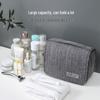 Cationic Hanging Toiletry Bag: Wet/Dry Separation Frosted Makeup Travel Organizer