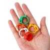 10-50PCS High-quality Chicken Foot Ring 5 Colors Numbered Identification Leg Rings Clip For Poultry Chickens Ducks Geese Parrot