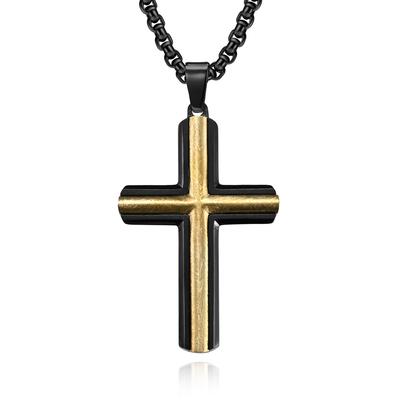 2025 Cross Men's Pendant Trendy Fashion Necklace with Versatile Jewelry Accessories