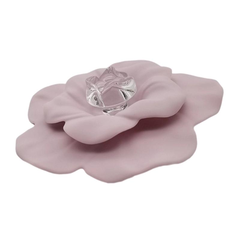 Flower Design Food Grade Cup Lid For Mugs Multipurpose Storage Accessory Easy Cleaning Decorative Drinkware Accessories