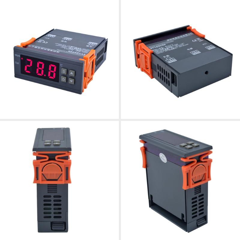 Dual Digital Thermostat Temperature Humidity Control 1210W Thermometer Hygrometer Incubator Controller 220V 12V 24V