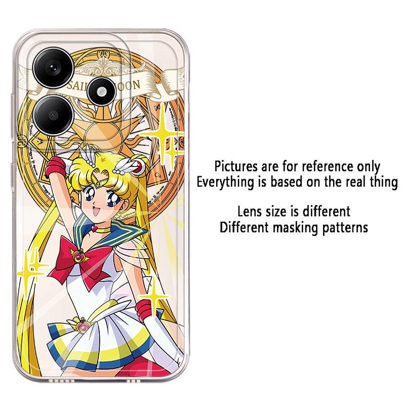 Sailor Chibi Moon Soft Phone Cover Case for Xiaomi Redmi Note 14 Pro Plus 11 11S 14C 9 10 A4 10S 13C 12S 12 Note 13