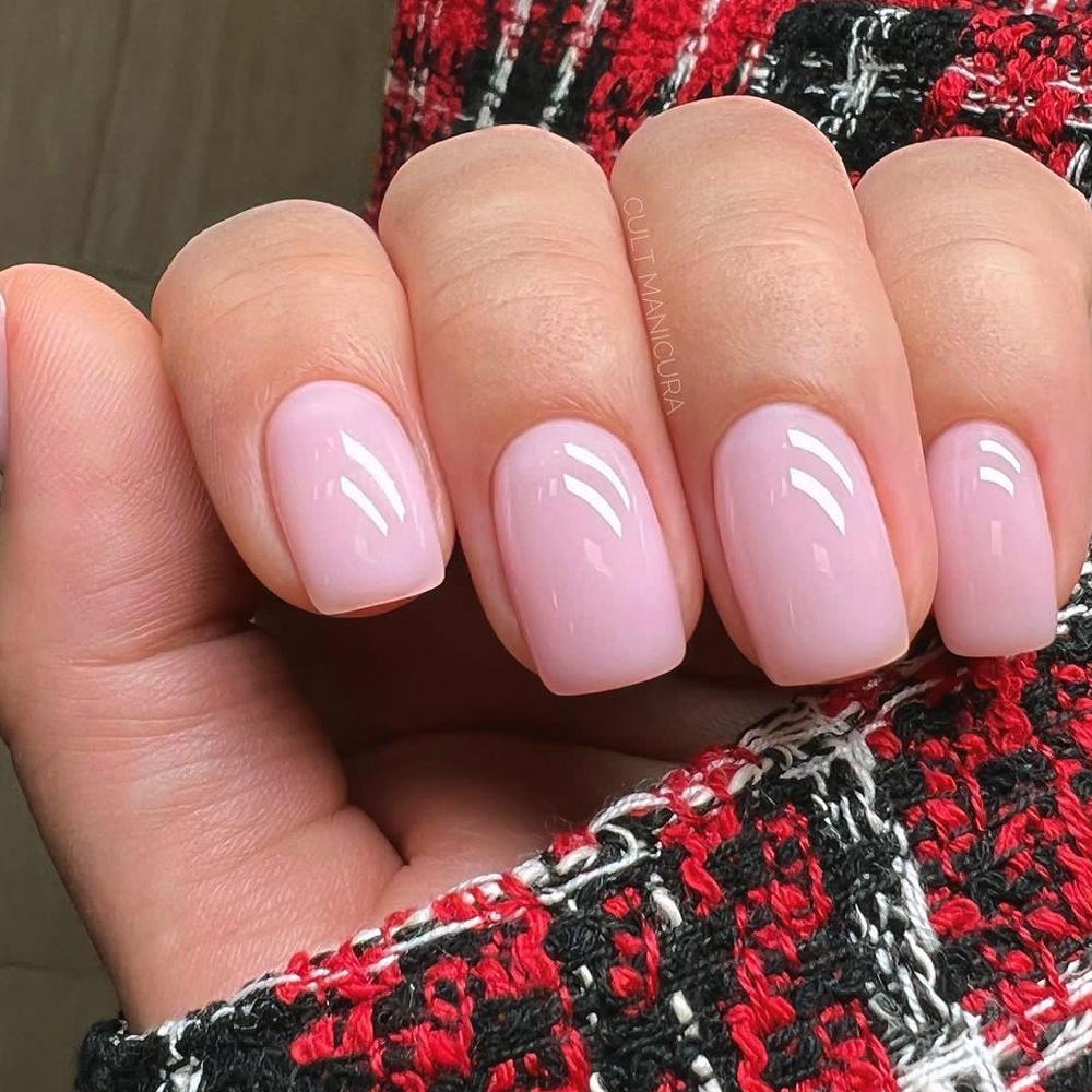 Damskie Proste Średnie i Długie Jednokolorowe Naklejki do Noszenia Nail Art