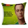 The Big Bang Theory Printed Cushion Cover Home Decorative Soft Pillow Case Cojines Decorativos Para Sofa Pillow Cover