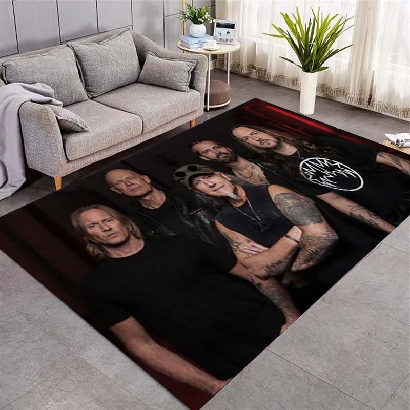 Böhse Onkelz Die Familie Vintage Print Rug Rock Band Floor Carpet