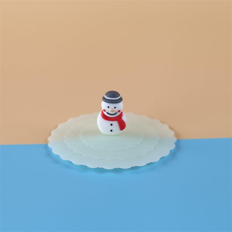 Silicone Universal Wave-shaped Cup Lid Soft Cover Dust-proof Food-grade Mug Daily Student Supplies