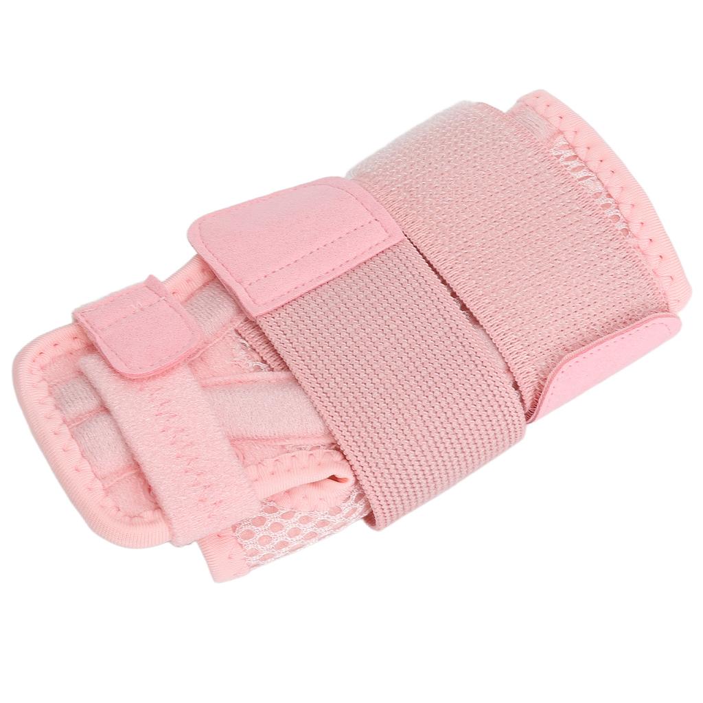 Thumb Splint Wrist Brace Thumb Wrist Stabilizer Splint Compression Support Wrap Brace Universal for Right Left Hand Pink