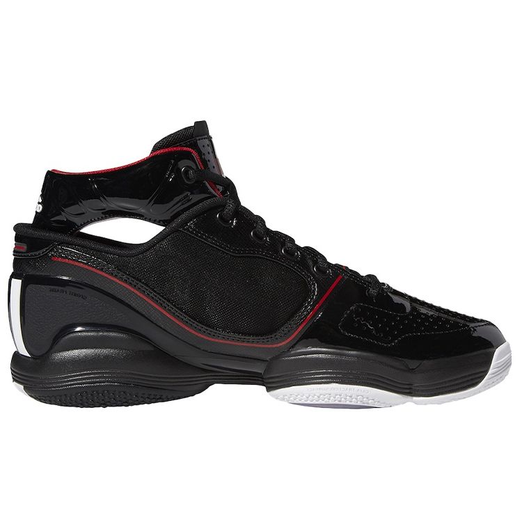 adidas Adizero Rose 1 Bulls Men Sneakers Black Core-Black Footwear-White FW7591