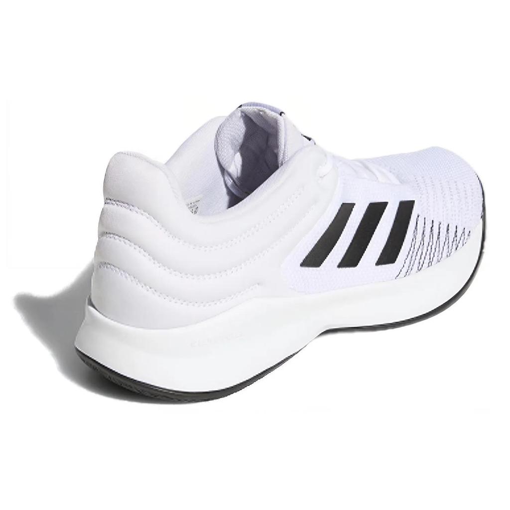 Adidas Pro Spark Low 2018 Synthetic Leather Slip Resistant Cushioning Slip Resistant Cushioning Low top (Unisex) Vintage Basketball Shoes