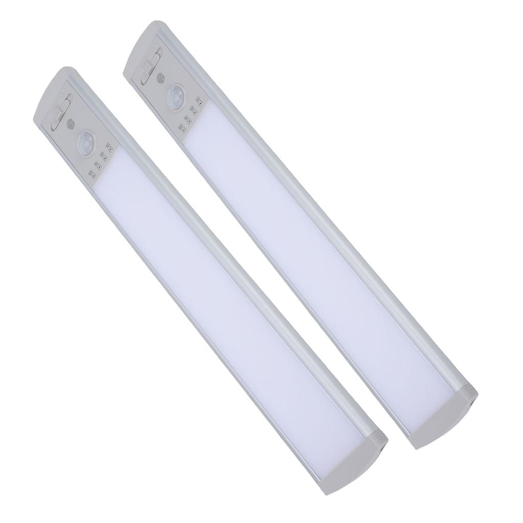 2 Pack Under Cabinet Lighting Wireless Motion Sensor Magnetic Closet Light for Kitchen Stairs