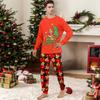 Print Cute Family Set Pajamas , Home Clothes , Family Set Long Sleeve Top Pants Set