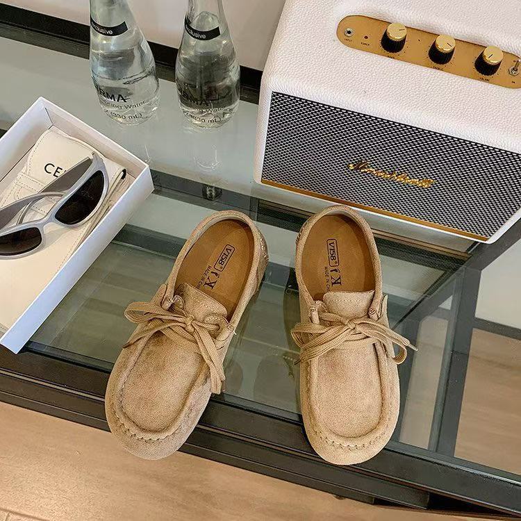 Women's new autumn casual flat-bottomed women's super soft beanie shoes are not tired of single shoes