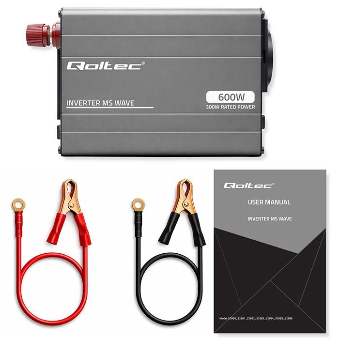 MSWave voltage converter 12V to 230V 300W 600W