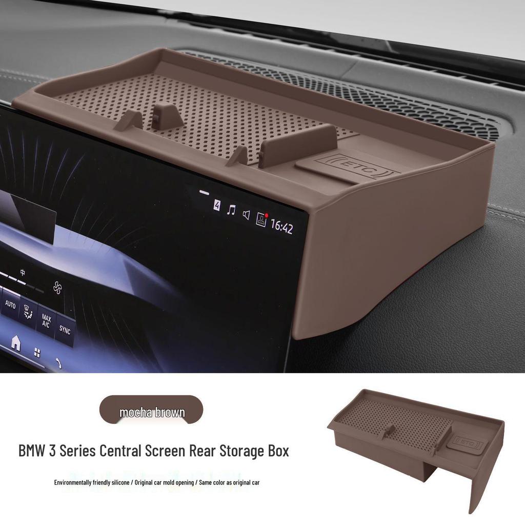 Caixa de Armazenamento de Silicone para Série 3, 5, 7 & X3, X5, X6, X7 da BMW - Console Central