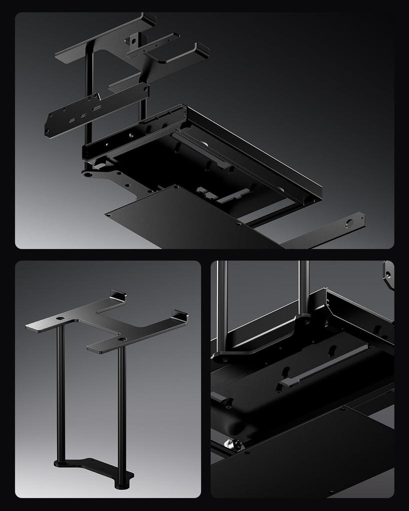 AOOSTAR EG01 GPU-Dock mit OCuLink-Schnittstelle PCIe x4 64 Gbit/s Open Frame Grafikerweiterung für Mini-PCs/Laptops - 4.0 Hochgeschwindigkeitsübertragung, Design