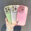 Smudge Oil Painting Heart Cream Shell Is Suitable for Apple 16/15 Mobile Phone Case 14 Anti-drop 13 Creative 12 Advanced 11 New Models