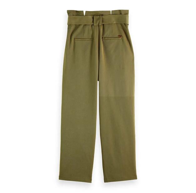 Scotch & Soda Daisy Straight Leg Paperbag Fit high waist брюки
