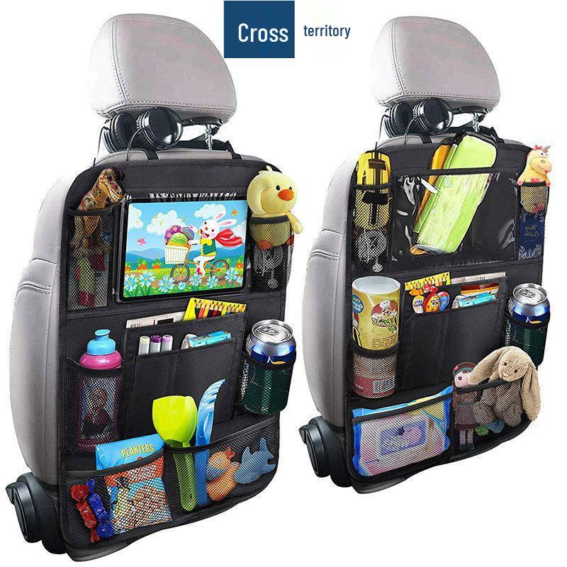 Car Seat Back Storage Bag - Cartoon Multifunctional Organizer