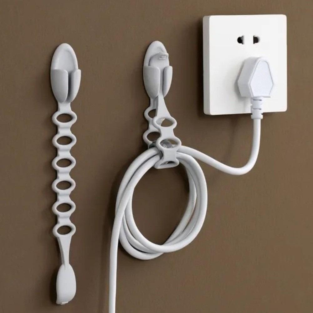 Traceless Silicone Cable Organizer Wall-Mounted Cord Wrapper Cable Wire Organizer Air Fryer