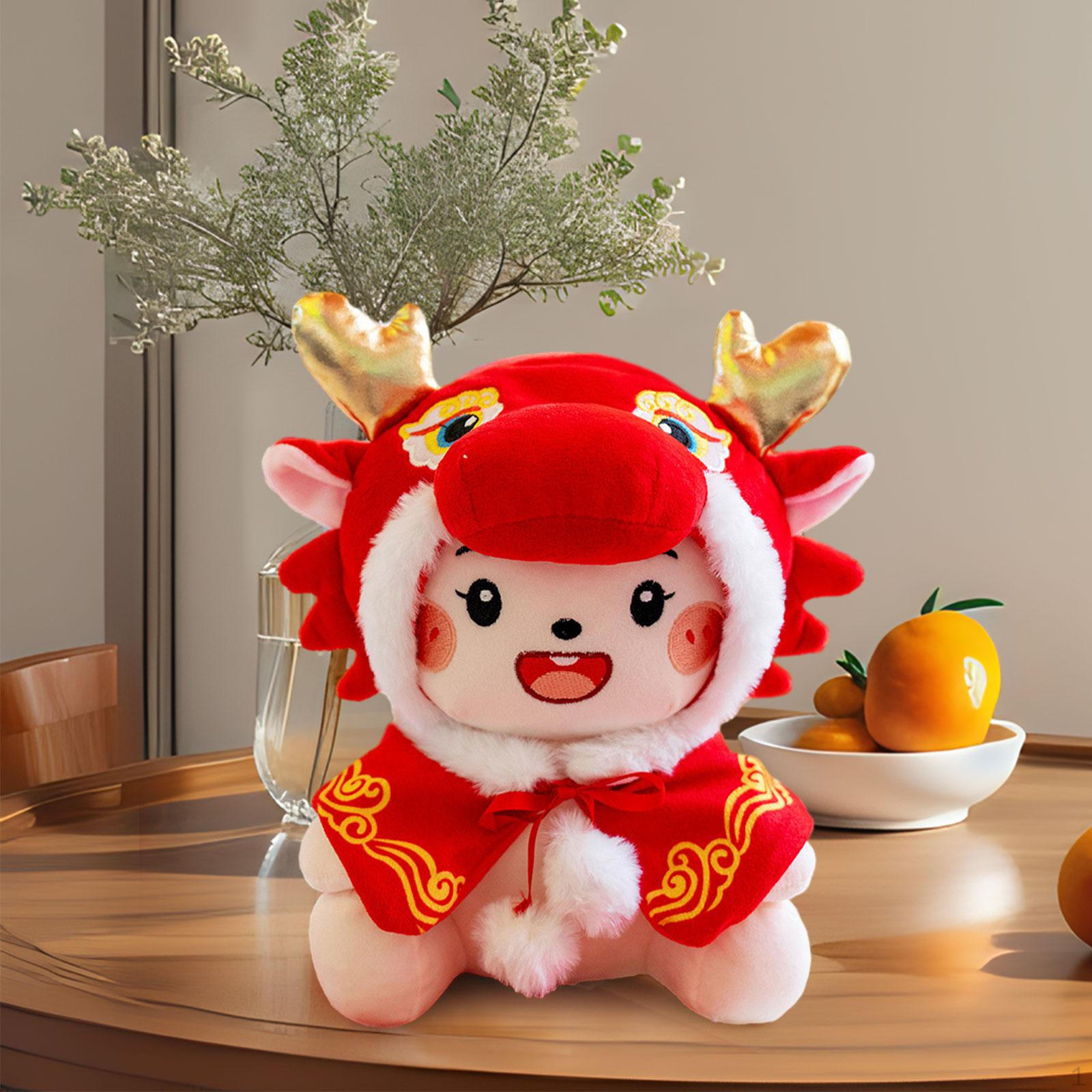 Плюшевая кукла Дракон Китайского Нового года, Игрушка-кукла для Праздника Весны 30 cm